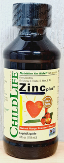 Zinc Plus Liquid - Strawberry Mango (Child Life)